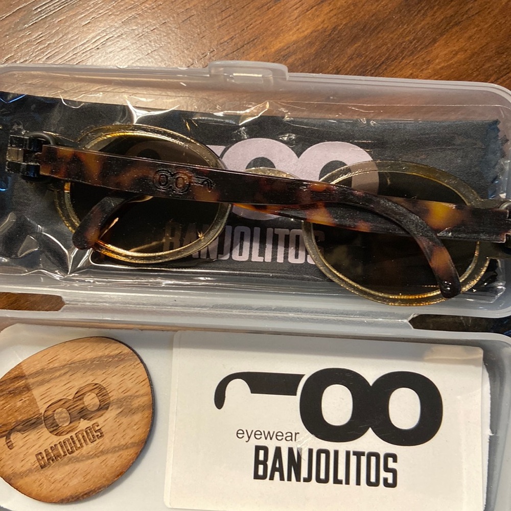 Banjolitos Shon Purpleheart Foldies Sunglasses